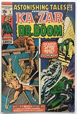 Astonishing Tales Featuring Ka-zar Dr. Doom 2 VF- Jack Kirby 1970 Comb. Ship. picture