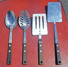 Household Vintage Short & Long Spatula Lifter Spoon Stainless, Made in USA  picture