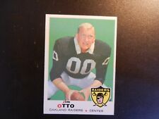 1969 '69 ORIGINAL VINTAGE TOPPS *HOFer JIM OTTO - OAKLAND RAIDERS* NFL CARD picture