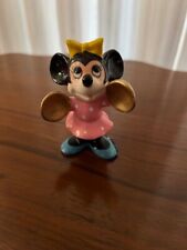 Walt Disney Vintage 1970s Minnie Mouse Figurine with Cymbals picture