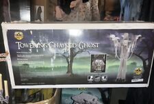 Extremely Rare Spirit Halloween 2016 Towering Chained Ghost Animatronic picture