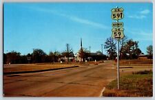 Lufkin, Texas TX - U.S. Highway 59 Entering Lufkin - Vintage Postcard - Unposted picture