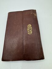 Antique Diary 1879 Lady’s Daily Activities Pressed Four Leaf Clover not full picture