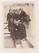 Six Pretty Young Women Cute Lovely Females Closeness Ladies Lady Antique Photo picture