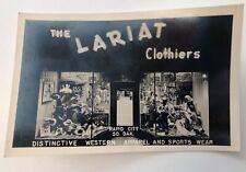 The LARIAT Clothiers Rapid City SD RPPC Portis Hats Western Apparel 1940s / 50s picture