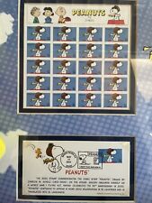 Limited Edition 804/2500 Charles Schultz USPS First Edition Stamp and More picture