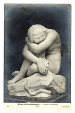 RPPC Statue of EVE by Ernest Dagonet at Musee du Luxembourg Real Photo Postcard picture