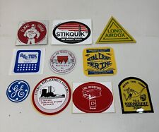 Random Lot Of 10 Different Coal Supply Company COAL MINING Stickers Early 80’s picture