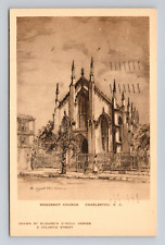 Postcard Huguenot Church in Charleston South Carolina SC, Vintage J7 picture