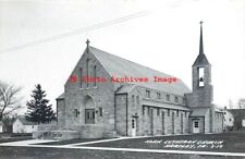 3 Postcards, Hartley, Iowa, RPPC, Lutheran-Methodist-Trinity Church Buildings picture