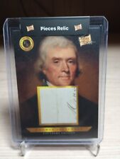 2023 Pieces of the Past Founders Edition Thomas Jefferson Handwritten Relic #3 b picture