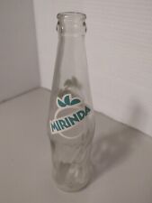 Vintage MIRINDA Glass Bottle Two Pint 16 oz Glass Swirl picture