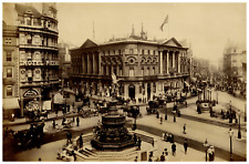 Frith, London, Piccadilly Circus, Shaftesbury Fountain and London Pavilion Won picture