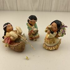 LOT 3 1994 ENESCO FRIENDS OF THE FEATHER Dances With Wolf / Fish Tale / Daisies picture