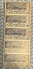 Early 1900’s Shore Fast Line  NJ Railroad tickets***RARE***ATLANTIC CITY picture