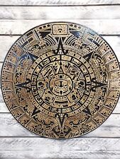 Handmade Aztec Mayan Calendar Plaque 15