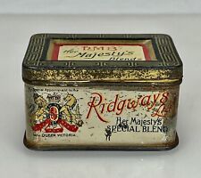 Ridgways HMB Queen Victoria’s Blend Tea Antique English Sample Size Tin - 91217 picture