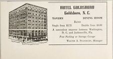 1948 Print Ad Hotel Goldsboro Tavern & Dining Room Goldsboro,North Carolina picture