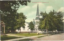 Two Women Waiting At Methodist Church, Freeport, Long Island, New York Postcard picture