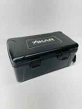 XiKAR Cigar Case Black 10 cigars Travel Humidor Vacation Box Carry Cord picture