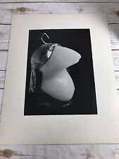 BLACK & WHITE PHOTO Matted WAx Duck Signed Dave Reeck picture