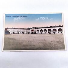 Ontario Canada -Fort Henry Parade Grounds- Interior Kingston Postcard 1915-30 picture