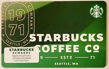 NEW 2023 STARBUCKS 1971 COFFEE CO Gift Card  #6310 picture