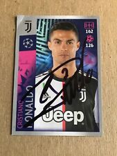 Cristiano Ronaldo, Portugal 🇵🇹 Topps Champions League 2019/20 hand signed picture