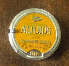 Factory sealed tin of Altoid Tangerine Sours,  NOS picture