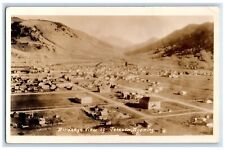 c1940's Birds Eye View Of Jackson Wyoming WY RPPC Photo Vintage Postcard picture