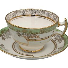 Phoenix Bone China Tea Cup & Saucer, Thomas Forester & Sons, England, 1920s Gold picture
