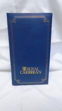 Vintage Royal Caribbean Cruise Ship Photo Album Folio Blue STORES 100 4X6 PHOTOS picture
