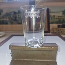 St Louis Frisco Railroad 8 ounce 4.5inch Glass Dining Car Glass SLSFRY picture