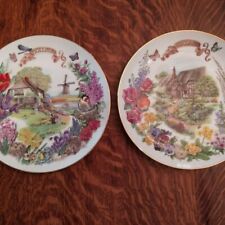 Gardens of Beauty by Dot Barlowe English and Dutch Country Garden Plates picture