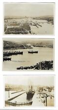 Vintage RPPC Seattle Lake Union Government  Locks Maritime Postcards picture