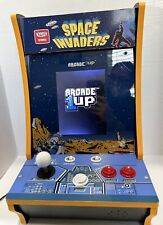 Arcade 1UP Space Invaders Tabletop Game Classic Man Cave Bar Top Works Excellent picture