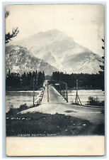 c1910 Cascade Mountain Bridge Banff Alberta Canada Antique Postcard picture