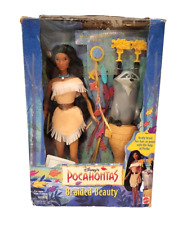 Disney Pocahontas Braided Beauty Doll Figure Toy New Vintage IOB Rare Meeko picture