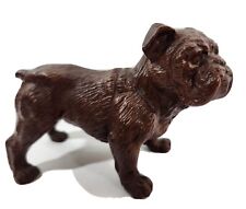 Vintage American French English Bulldog Statue Figurine Resin Pet Dog Decor picture