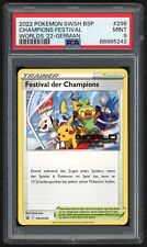 Pokemon Champions Festival SWSH296 World Championship London 2022 German PSA 9 picture