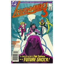 Legionnaires Three #1 Newsstand DC comics VF Full description below [q, picture