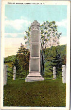 Postcard MONUMENT SCENE Cherry Valley New York NY AO0939 picture