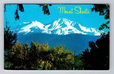 Mt Shasta CA-California, Scenic View, Antique, Vintage c1985 Postcard picture