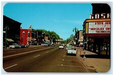 c1960s Looking North On Main St. Goshen Indiana IN Unposted Vintage Postcard picture