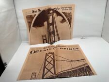 1936 San Francisco Chronicle Rotogravure Newspaper Oakland Bay Bridge picture