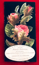 Victorian Trade Card - 1878 L Prang - Family Medicine Philadelphia PA 4.5