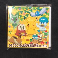 A434 Decochara Holder 4 Pocket Binder Holds 80 Pokemon Pan Sticker Sealed picture