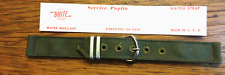 NOS US MILITARY 1940's ISSUE Wristwatch BAND Strap WW2 16mm 5/8in Brite (B0) picture