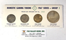 1967 Franklin Mint, Series Domestic Gaming Vintage Proof-Like Tokens Group #1 picture