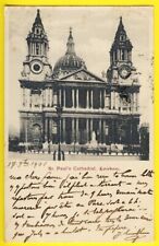 cpa Post card written in 1901 UNITED KINGDOM LONDON St Paul's Cathedral LONDON  picture